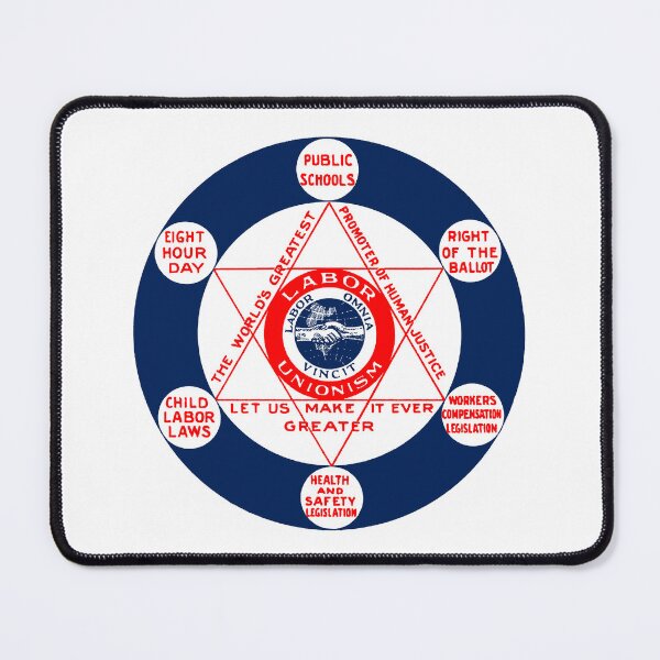 Item preview, Pro Labor Union Poster 1927 designed and sold by Pixelchicken.