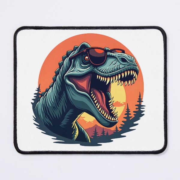 Item preview, The Cool Sunset T-Rex with Sunglasses designed and sold by Trending Designs.