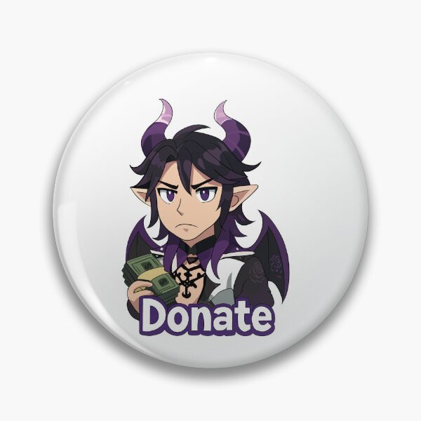 Item preview, Bubi Mario Party Style Sticker "Donate" designed and sold by Fresh Oshi Pressed.