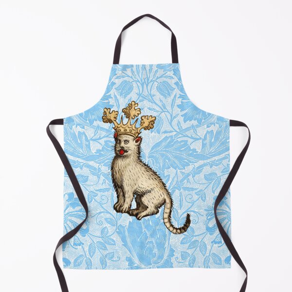 Item preview, Sassy Medieval Royal Cat with a Gold Crown designed and sold by Pixelchicken.