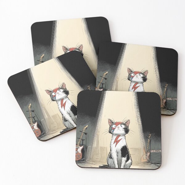 Artikelvorschau, Rockstar-Katze entworfen und verkauft von RevivalPopShop.