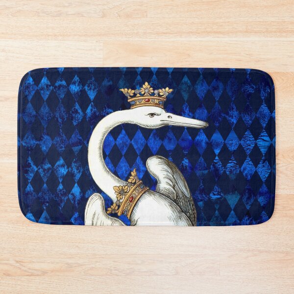 Item preview, Medieval Royal Swan with Crowns designed and sold by Pixelchicken.