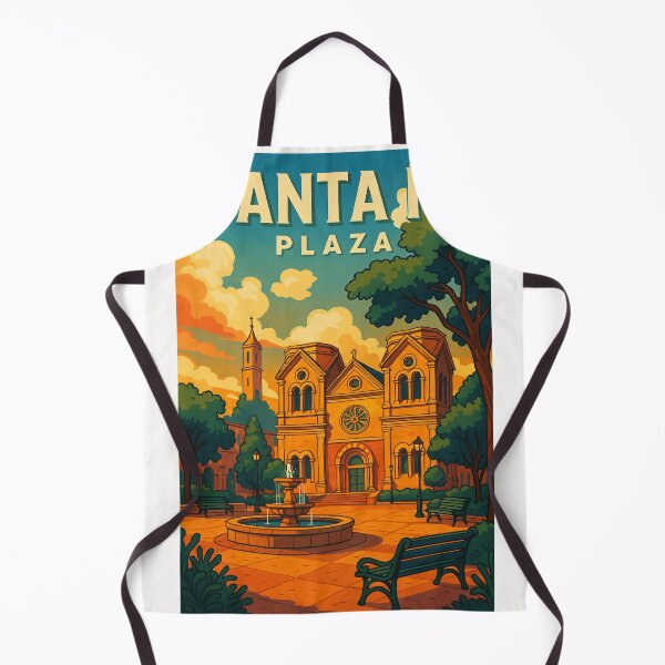 Item preview, Cathedral Basilica of St. Francis of Assisi – Santa Fe Plaza View designed and sold by Places On Earth.