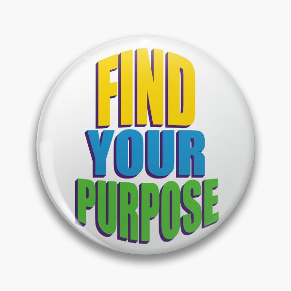Item preview, Find Your Purpose - Motivational Typography Design designed and sold by ArtsyExplorer.