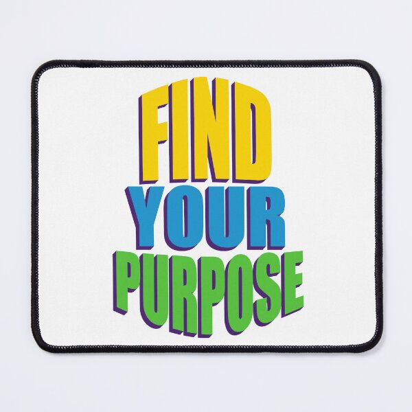 Item preview, Find Your Purpose - Motivational Typography Design designed and sold by ArtsyExplorer.