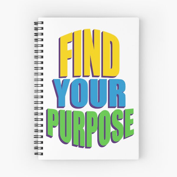 Item preview, Find Your Purpose - Motivational Typography Design designed and sold by ArtsyExplorer.