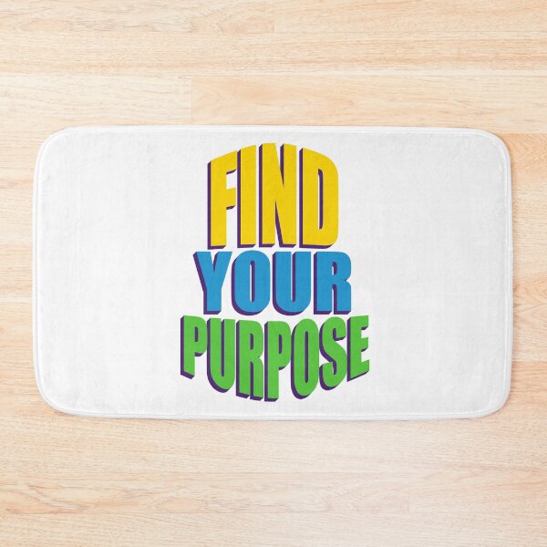 Item preview, Find Your Purpose - Motivational Typography Design designed and sold by ArtsyExplorer.