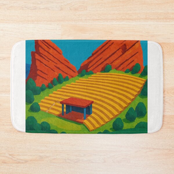Item preview, Red Rocks Amphitheatre Seating and Twin Rocks View – Colorado Icon designed and sold by Places On Earth.