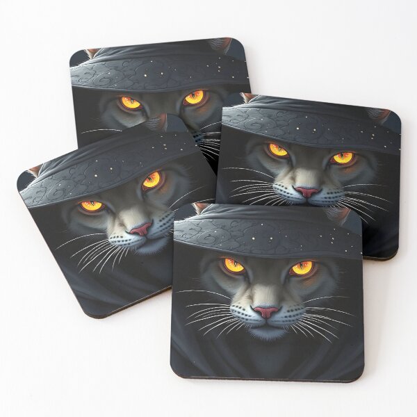 Item preview, Black Cat Wizard designed and sold by Patricia Johnston.