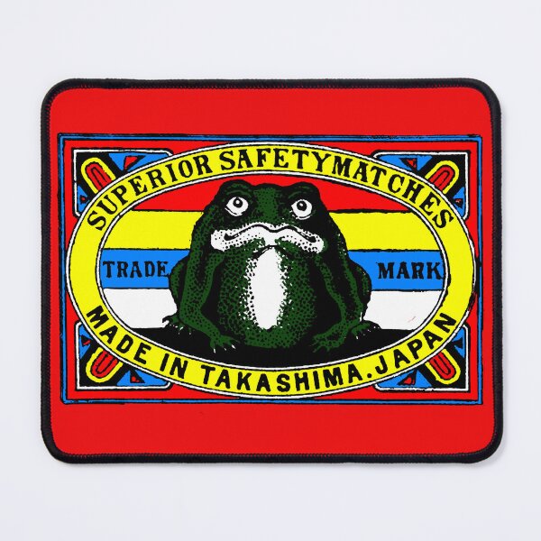 Item preview, Japanese Safety Matches Matchbox Art Frog designed and sold by Pixelchicken.