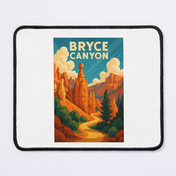 Item preview, Bryce Canyon Trail with Balanced Rock – Utah’s Red Rock Majesty designed and sold by Places On Earth.