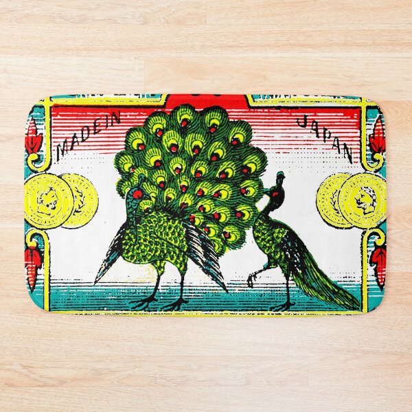 Item preview, Japanese Safety Matches Matchbox Art Peacocks designed and sold by Pixelchicken.