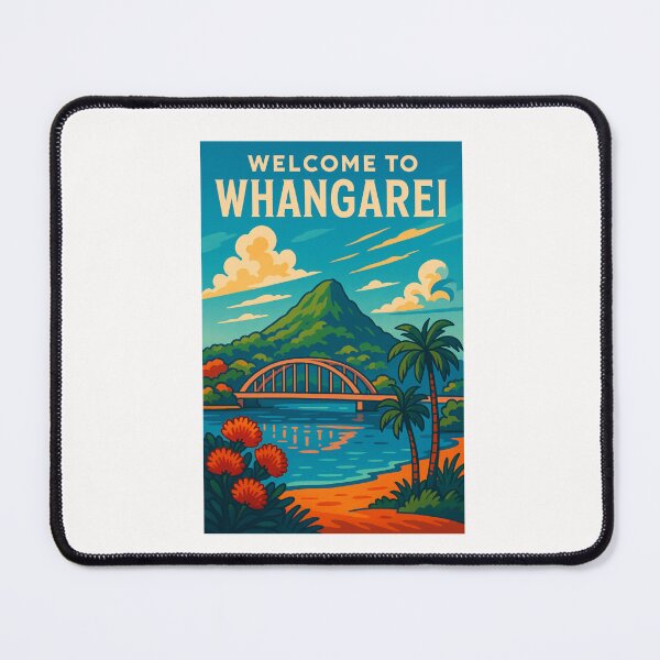 Item preview, Whangārei Bridge and Mt Parihaka – Northland New Zealand Coastal View designed and sold by Places On Earth.