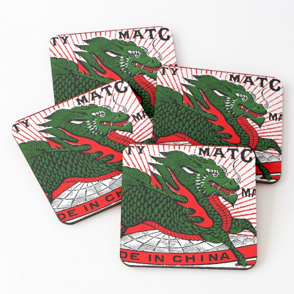 Item preview, Chinese Safety Matches Matchbox Art Flying Dragon designed and sold by Pixelchicken.