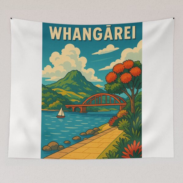 Item preview, Whangārei Pathway and River View – Northland Scenic Escape designed and sold by Places On Earth.