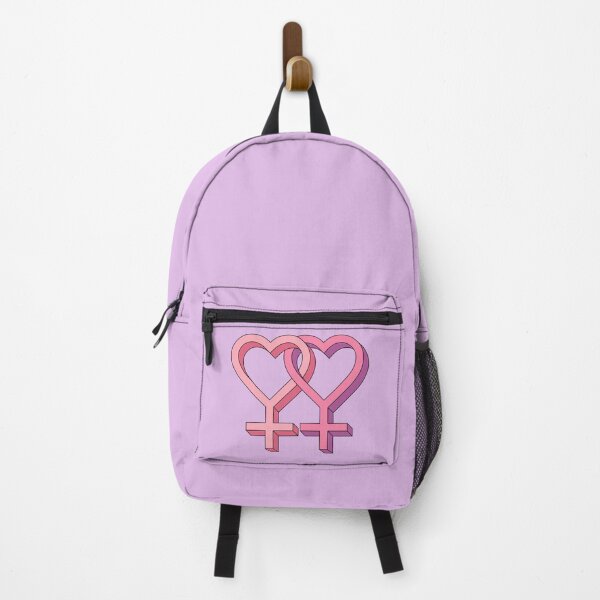 Item preview, Lesbian double venus symbol hearts designed and sold by BrontesWhimsyStore.