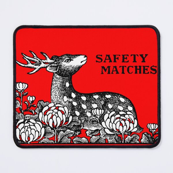 Item preview, Vintage Safety Matches Matchbox Art Deer and Flowers designed and sold by Pixelchicken.
