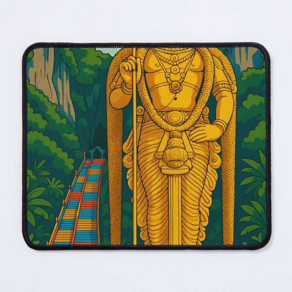 Item preview, Batu Caves Entrance and Lord Murugan – Spiritual Icon of Malaysia designed and sold by Aryabek.