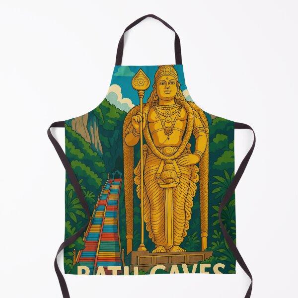 Item preview, Batu Caves Entrance and Lord Murugan – Spiritual Icon of Malaysia designed and sold by Aryabek.