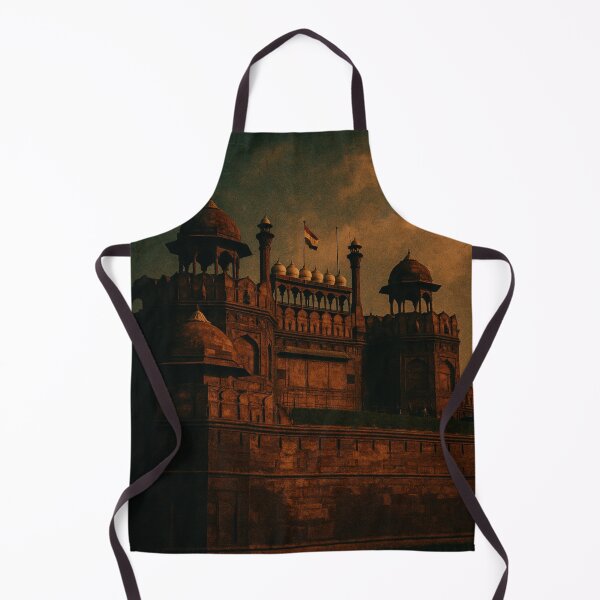 Item preview, Red Fort at Dusk – Historic Mughal Landmark in Delhi, India designed and sold by Aryabek.