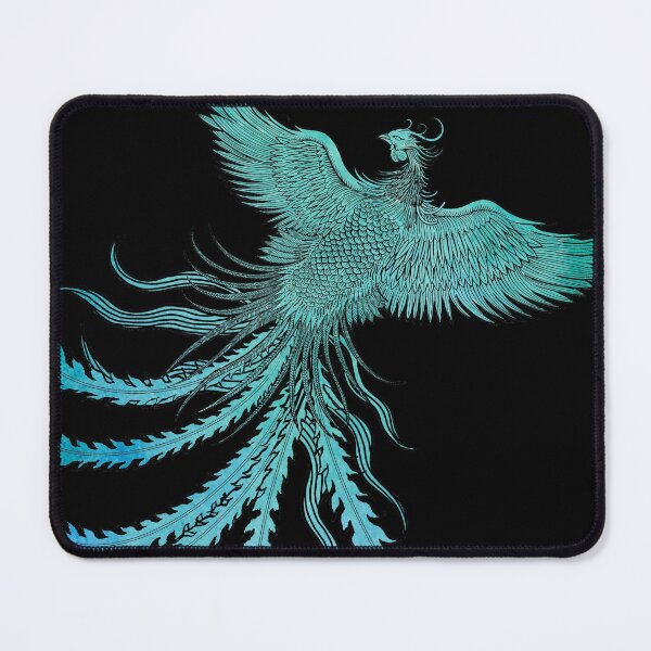 Item preview, Blue Green Chinese Phoenix designed and sold by Pixelchicken.