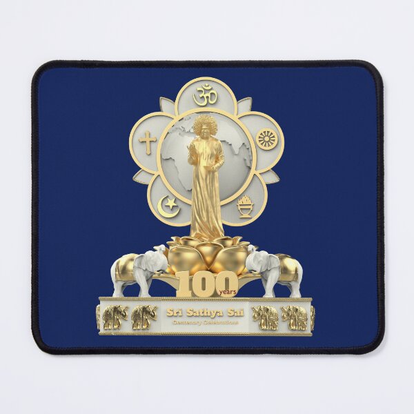 Item preview, Sathya Sai Baba 100 Birthday Logo  designed and sold by sathyas-corner.