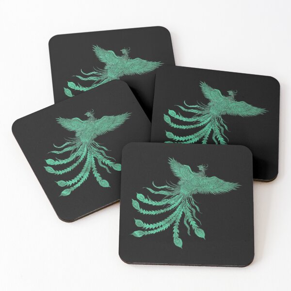 Item preview, Green Chinese Phoenix designed and sold by Pixelchicken.