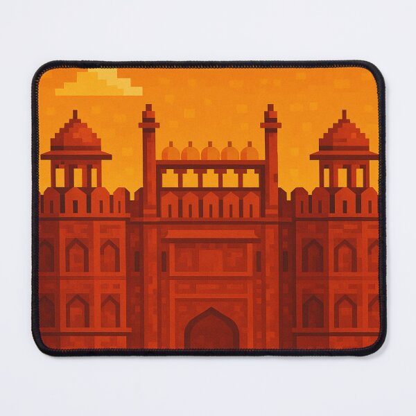 Item preview, Pixel Art Red Fort – Delhi’s Mughal Masterpiece in India designed and sold by Aryabek.