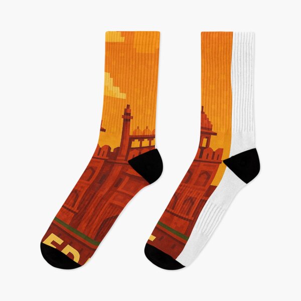 Item preview, Pixel Art Red Fort – Delhi’s Mughal Masterpiece in India designed and sold by Aryabek.
