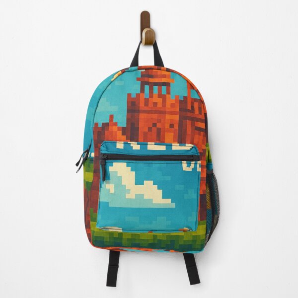 Item preview, Retro Red Fort Illustration – Delhi’s Iconic Mughal Fortress designed and sold by Aryabek.