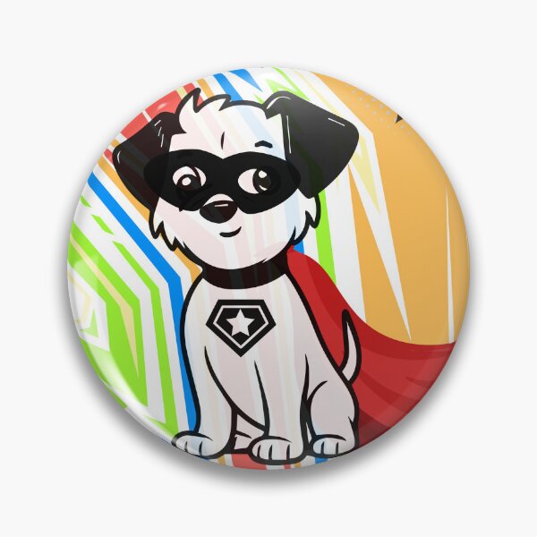 Item preview, Super Dog | Cute Superhero Puppy Cartoon Art designed and sold by KantaponEarth.