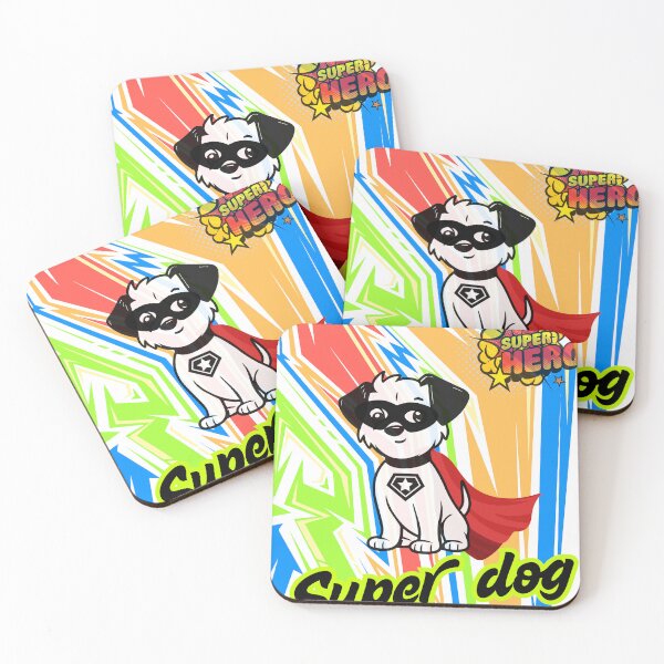 Item preview, Super Dog | Cute Superhero Puppy Cartoon Art designed and sold by KantaponEarth.