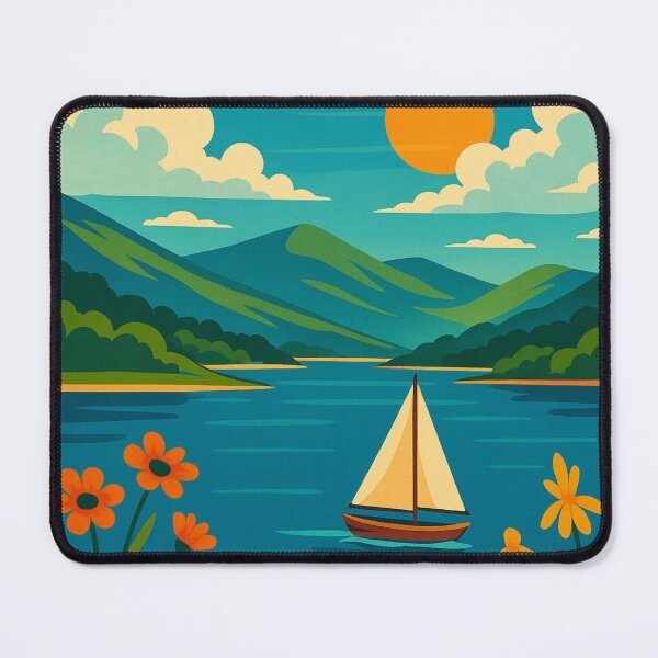 Item preview, Bala Lake Sailboat – Eryri’s Peaceful Waters in North Wales designed and sold by Aryabek.