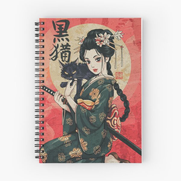 Item preview, Japanese Gothic Kawaii Anime Samurai Cat Mom Woman Girls designed and sold by Damcoc.