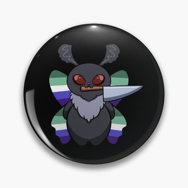 Item preview, Gay Menace Mothman (Unsupervised, Unhinged and outside of their lane) designed and sold by Paw Print Studios.