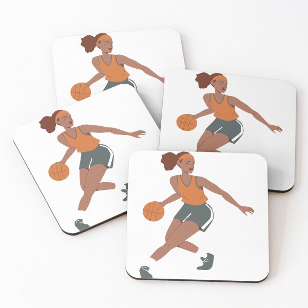 Item preview, Dynamic Basketball Woman Illustration – Flat, Stylized Design designed and sold by TeesHearts100.