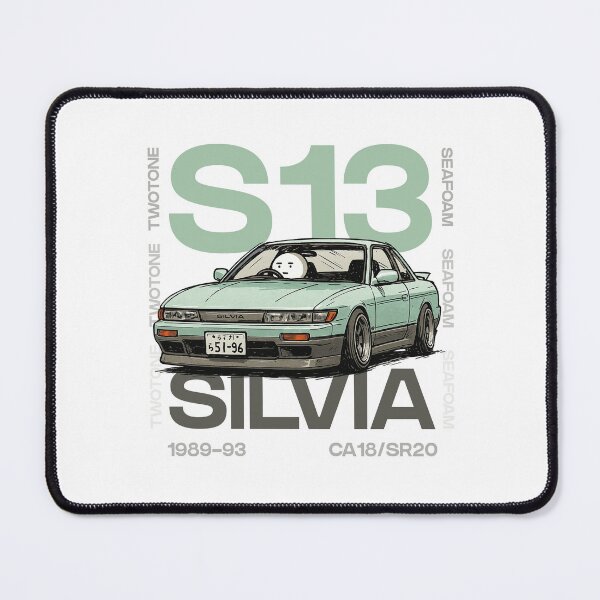 Item preview, S13 Silvia - Aero - Typography Twotone Seafoam designed and sold by skidprints.