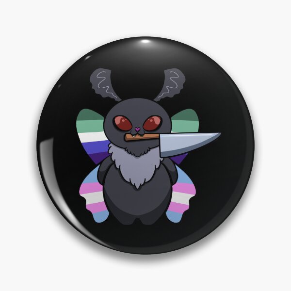 Item preview, Gay Menace Mothman (Trans Edition) (Unsupervised, Unhinged and outside of their lane) designed and sold by Paw Print Studios.