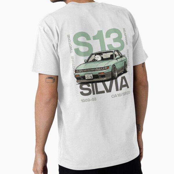 Item preview, S13 Silvia - Aero - Typography Twotone Seafoam designed and sold by skidprints.