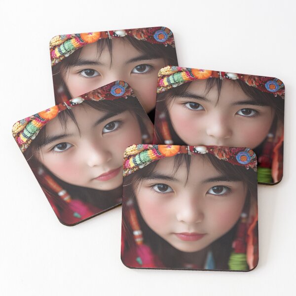 Item preview, Vibrant traditional attire with colorful accessories. designed and sold by Artessie.
