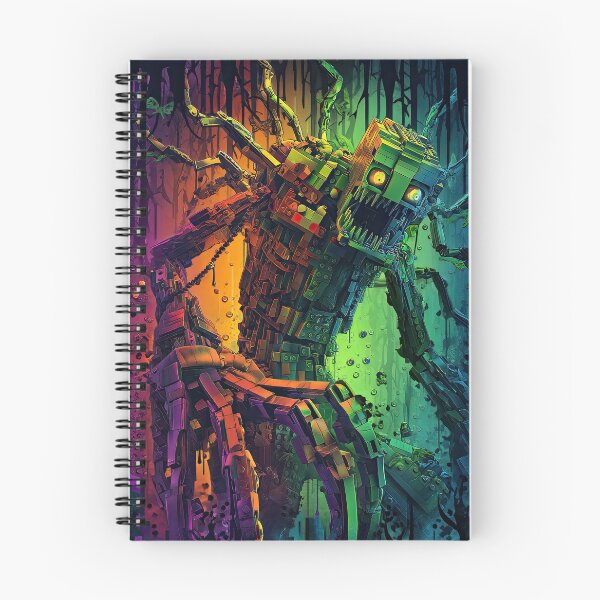 Item preview, Chaotic Beast Emerging Through Neon Plastic Debris designed and sold by Piotrek0001.