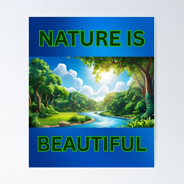 Item preview, Nature is Beautiful: Nature Quote T-Shirts & Gifts designed and sold by Controlfreak100.