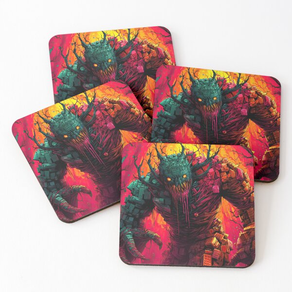 Item preview, Malevolent Monster Crafted From Broken Colorful Blocks designed and sold by Piotrek0001.
