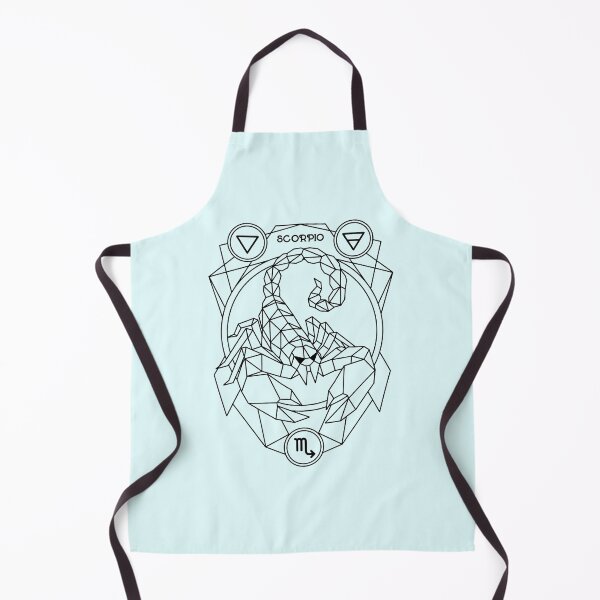 Item preview, Vintage geomatric line zodiac scorpio black white designed and sold by Atherisink.