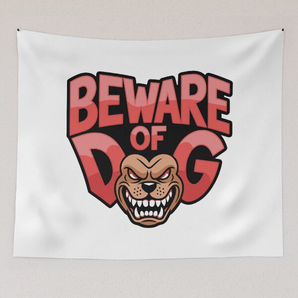 Item preview, Beware of Dog Heart designed and sold by SpeakingPrint2.