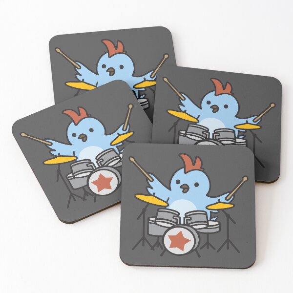 Item preview, Drummer Bird designed and sold by Melnick's Designs.