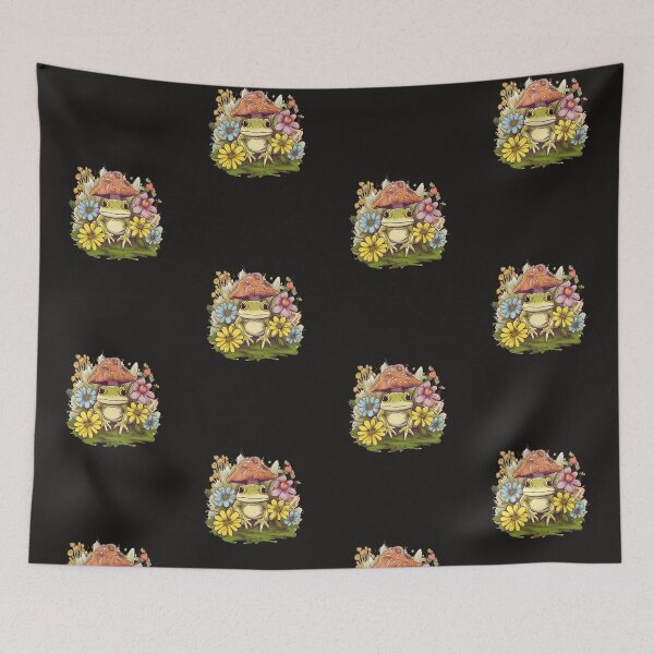Item preview, FROG, FLOWERS, AND MUSHROOM designed and sold by DanaTees.