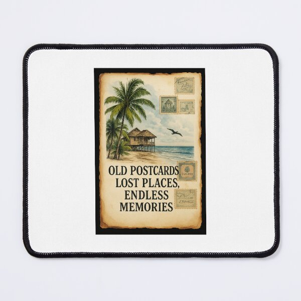 Aperçu de l'œuvre Murmures des rivages oubliés : cartes postales anciennes et souvenirs infinis créée et vendue par Mahakamel.