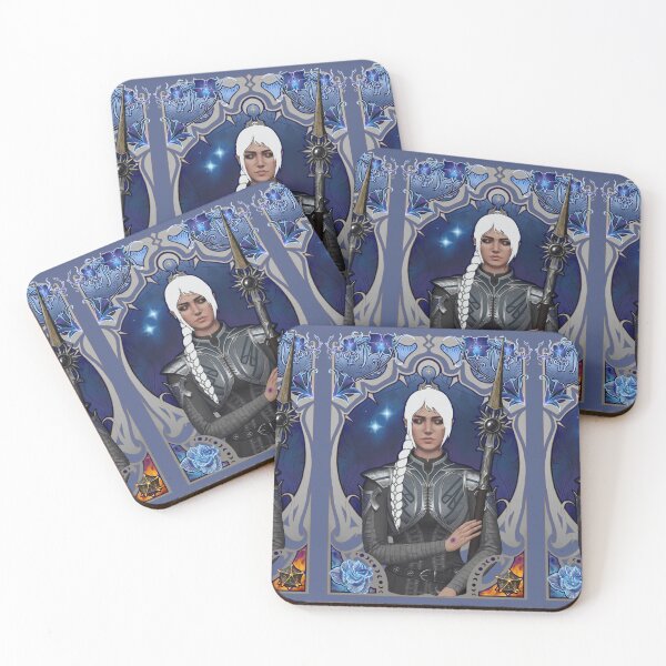 Item preview, Selunite Shadowheart nouveau portrait designed and sold by BrighidAine Art.