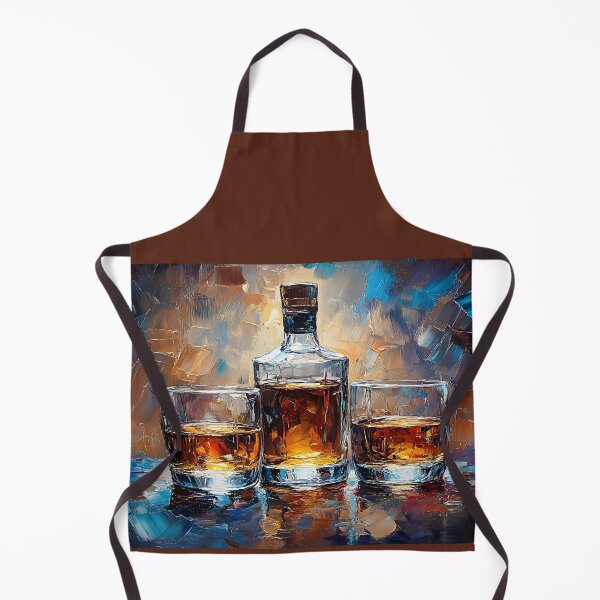 Item preview, Savor the Moment - Whiskey and Elegance in an Abstract Swirl of Color Abstract Digital AI Art designed and sold by OlfactoART Studio.